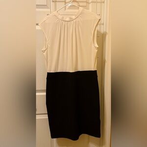 H&M dress size, large, black and white NWOT